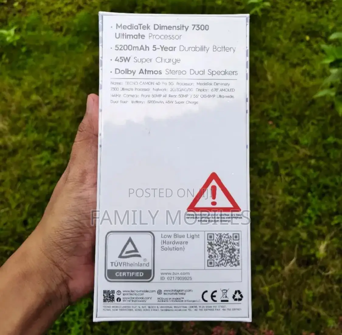 New Tecno Camon 40 Pro 4G 256 GB Gray