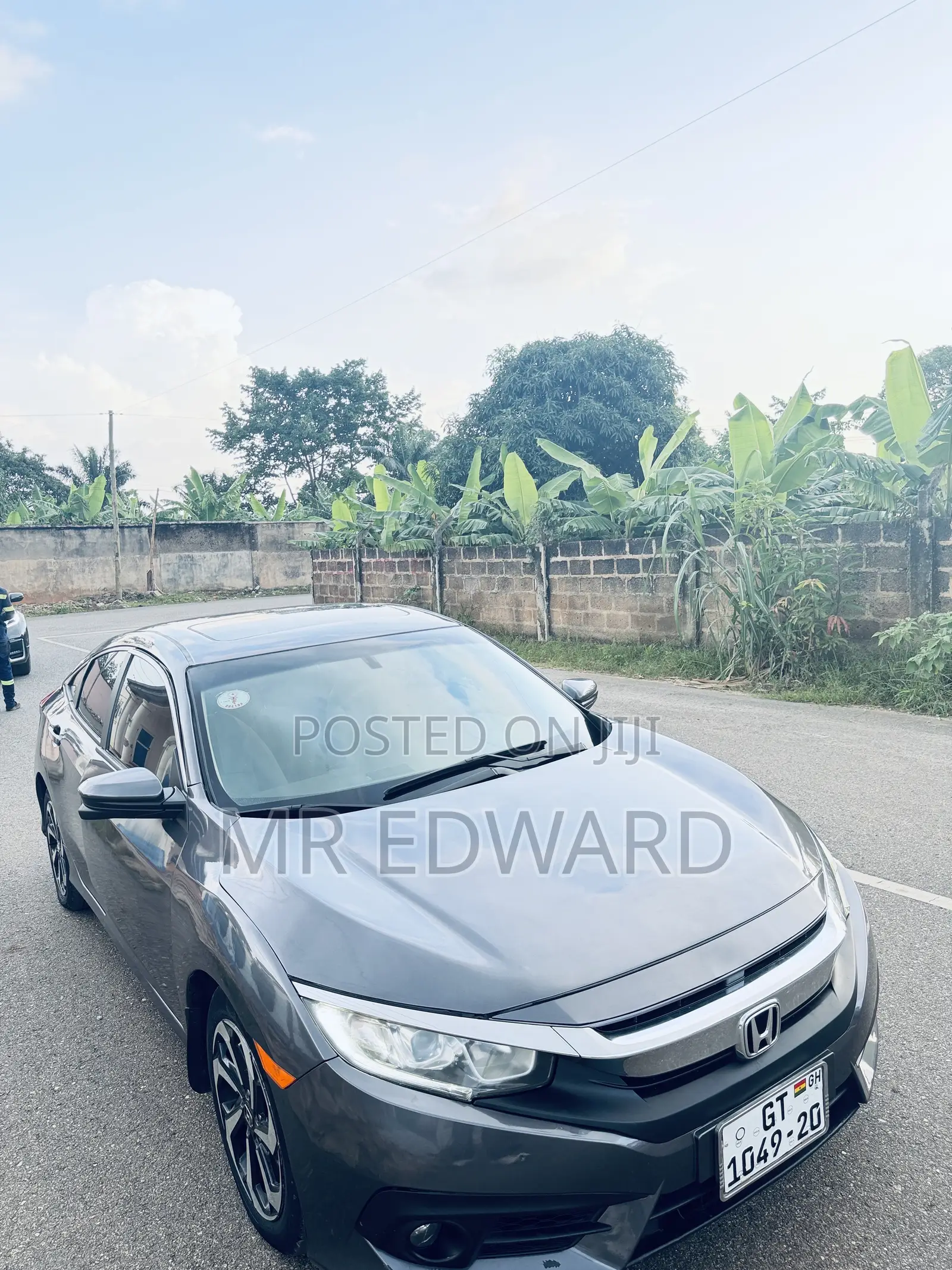 Honda Civic EX-L 4dr Sedan (1.5L 4cyl) 2017 Gray