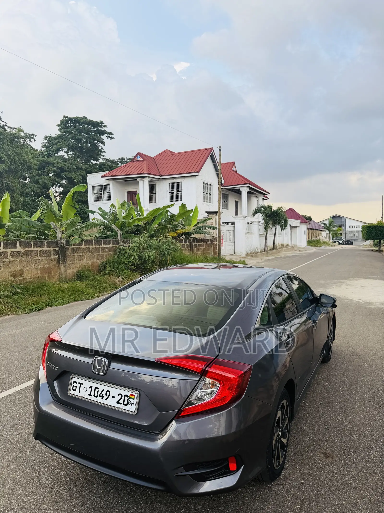 Honda Civic EX-L 4dr Sedan (1.5L 4cyl) 2017 Gray