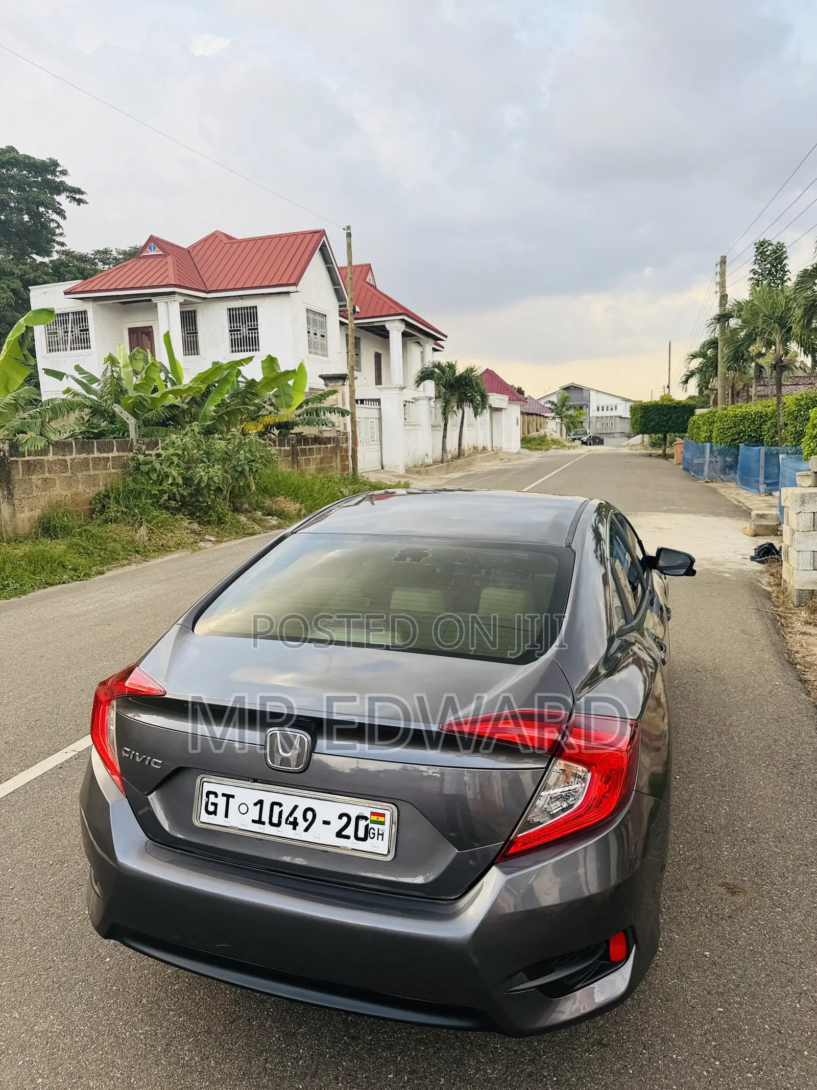 Honda Civic EX-L 4dr Sedan (1.5L 4cyl) 2017 Gray