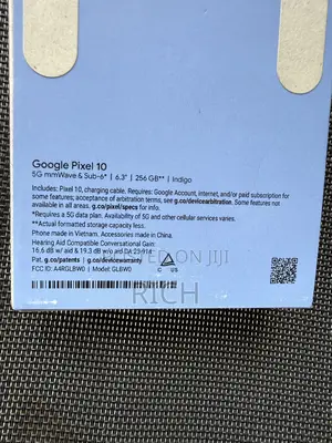 New Google Pixel 10 256 GB Blue