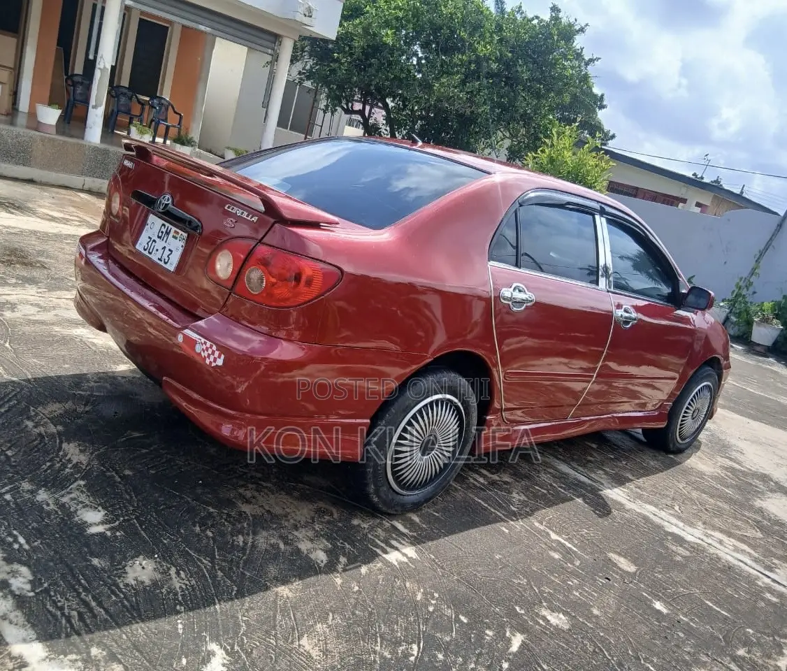 Toyota Corolla S 2007 Red