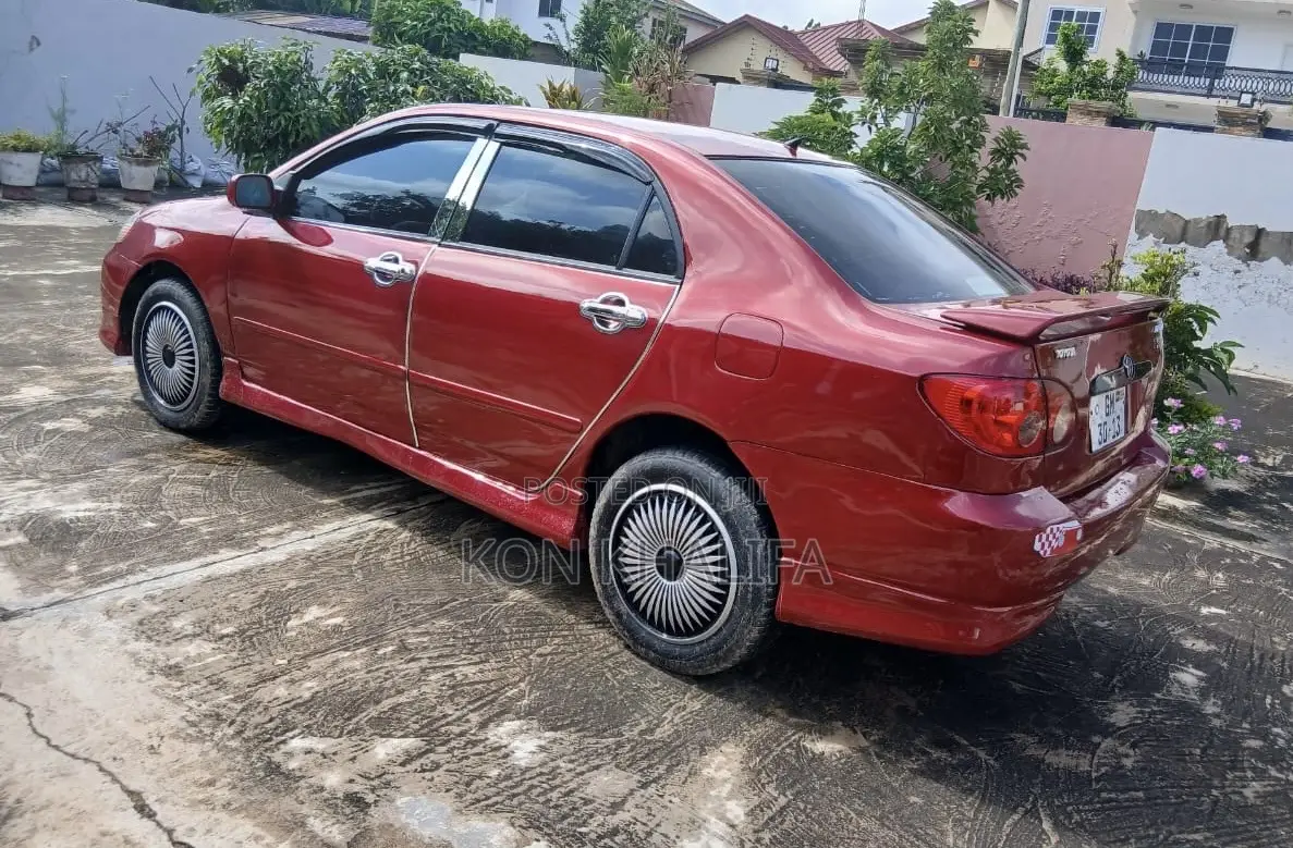 Toyota Corolla S 2007 Red