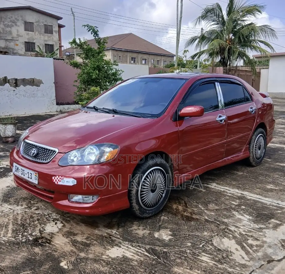 Toyota Corolla S 2007 Red