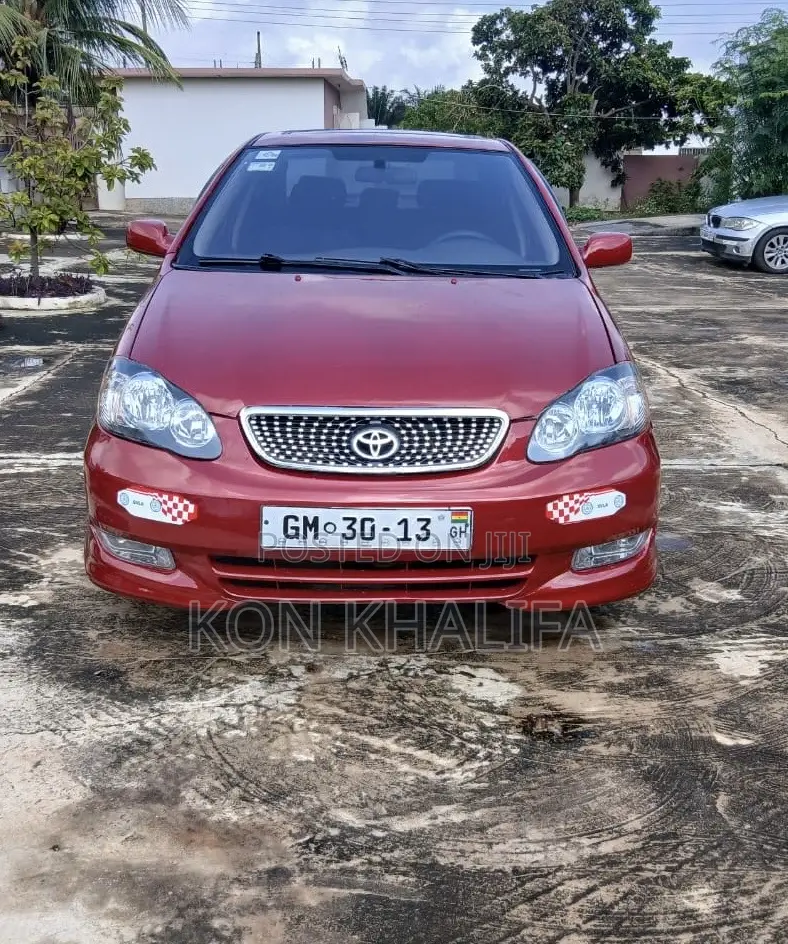 Toyota Corolla S 2007 Red