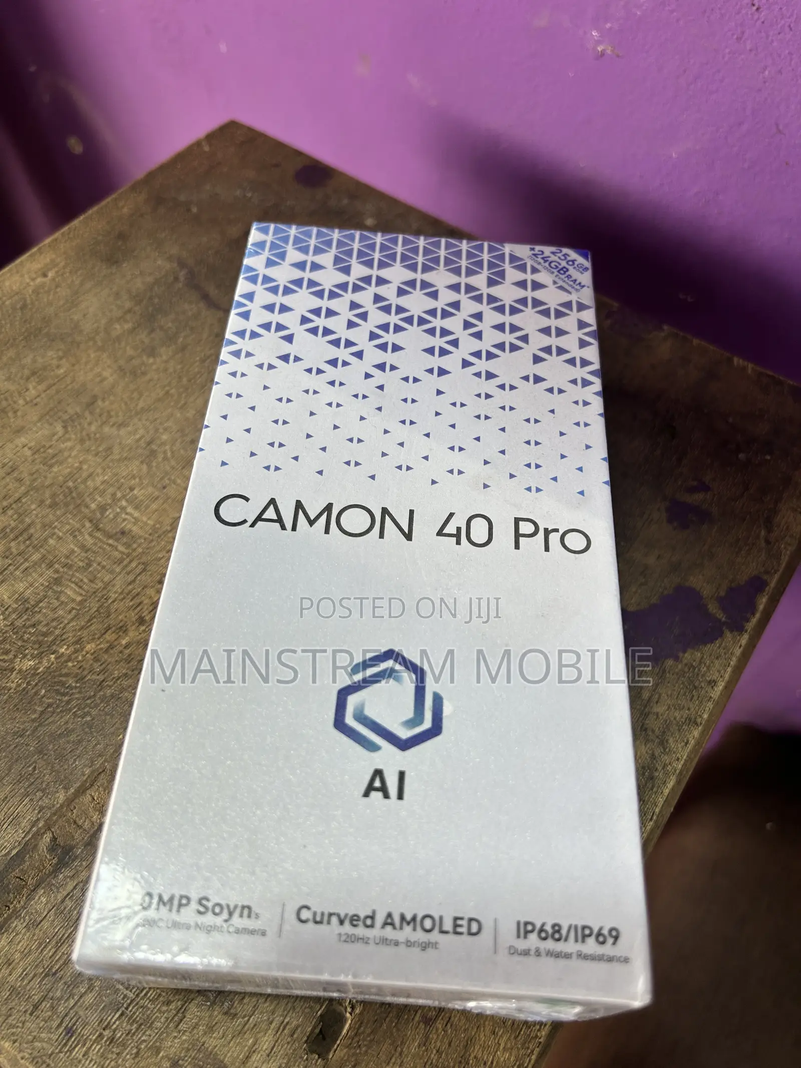 New Tecno Camon 40 Pro 5G 256 GB Black