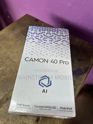 New Tecno Camon 40 Pro 5G 256 GB Black