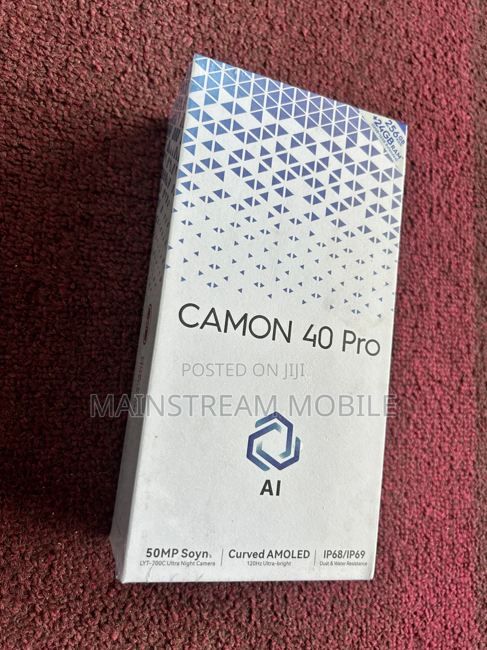 New Tecno Camon 40 Pro 5G 256 GB Black