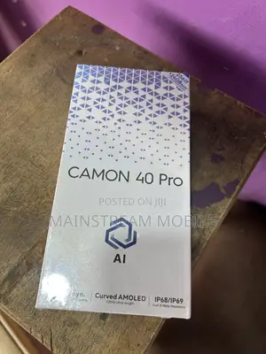 New Tecno Camon 40 Pro 5G 256 GB Black