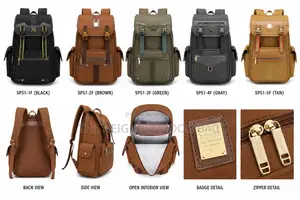 16” Pl Power Vintage Canvas Backpack