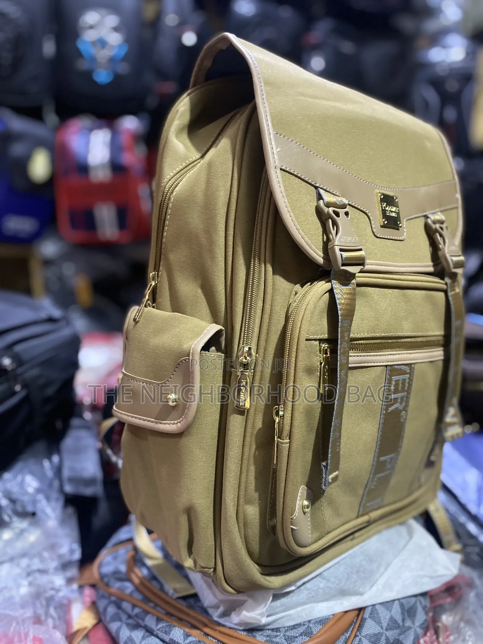 16” Pl Power Vintage Canvas Backpack