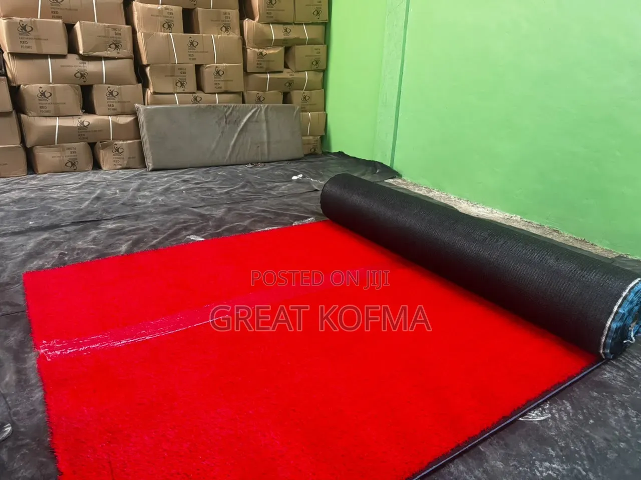 Red Grass Carpet