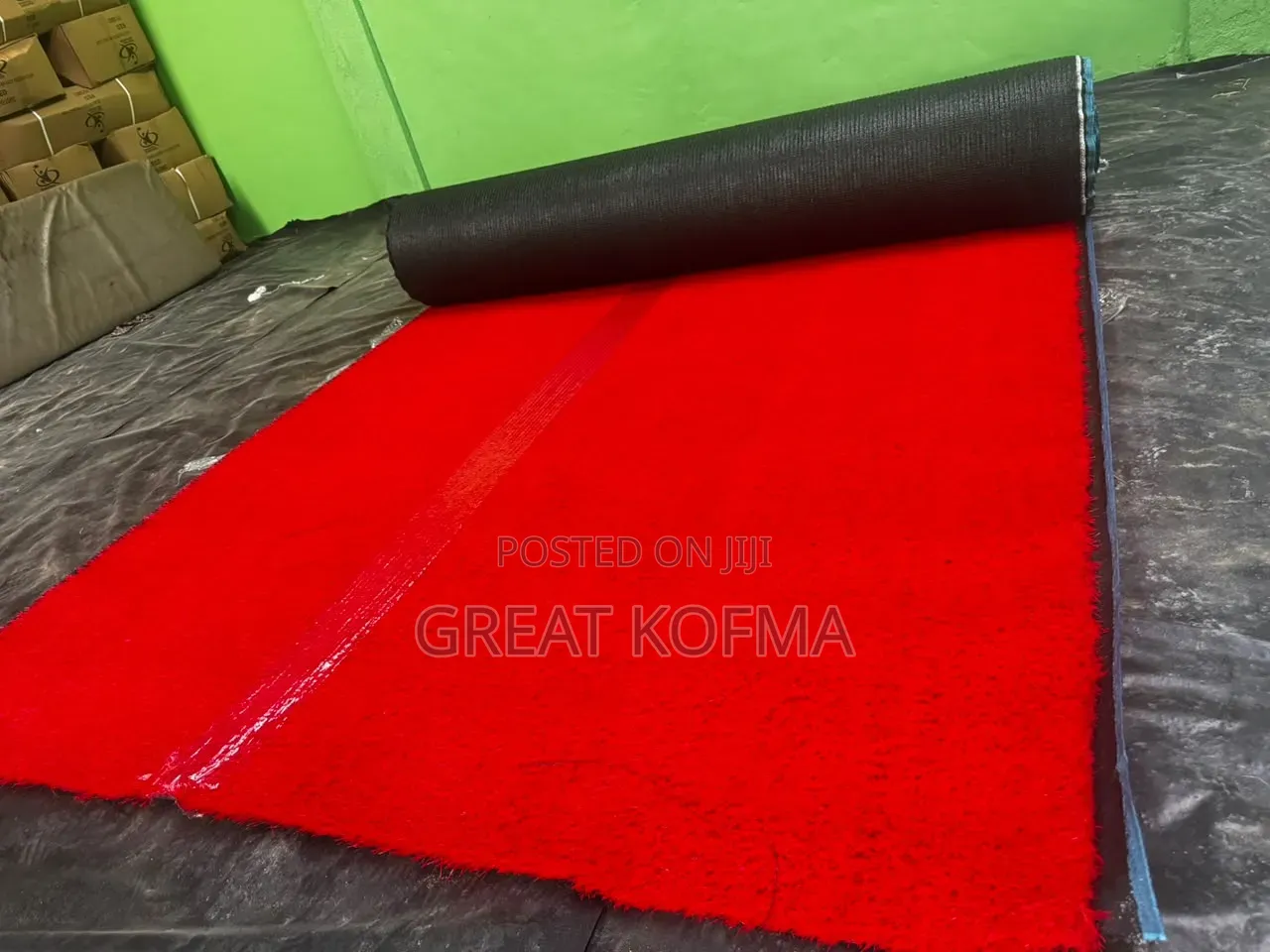 Red Grass Carpet