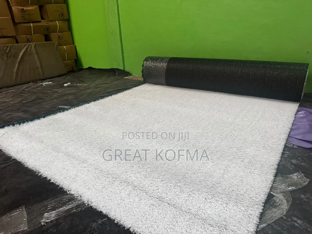 Grass Carpet White