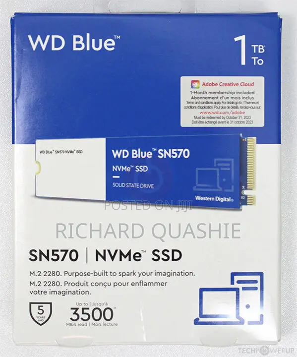 Wd Blue Sn570 1t (Terrabyte)