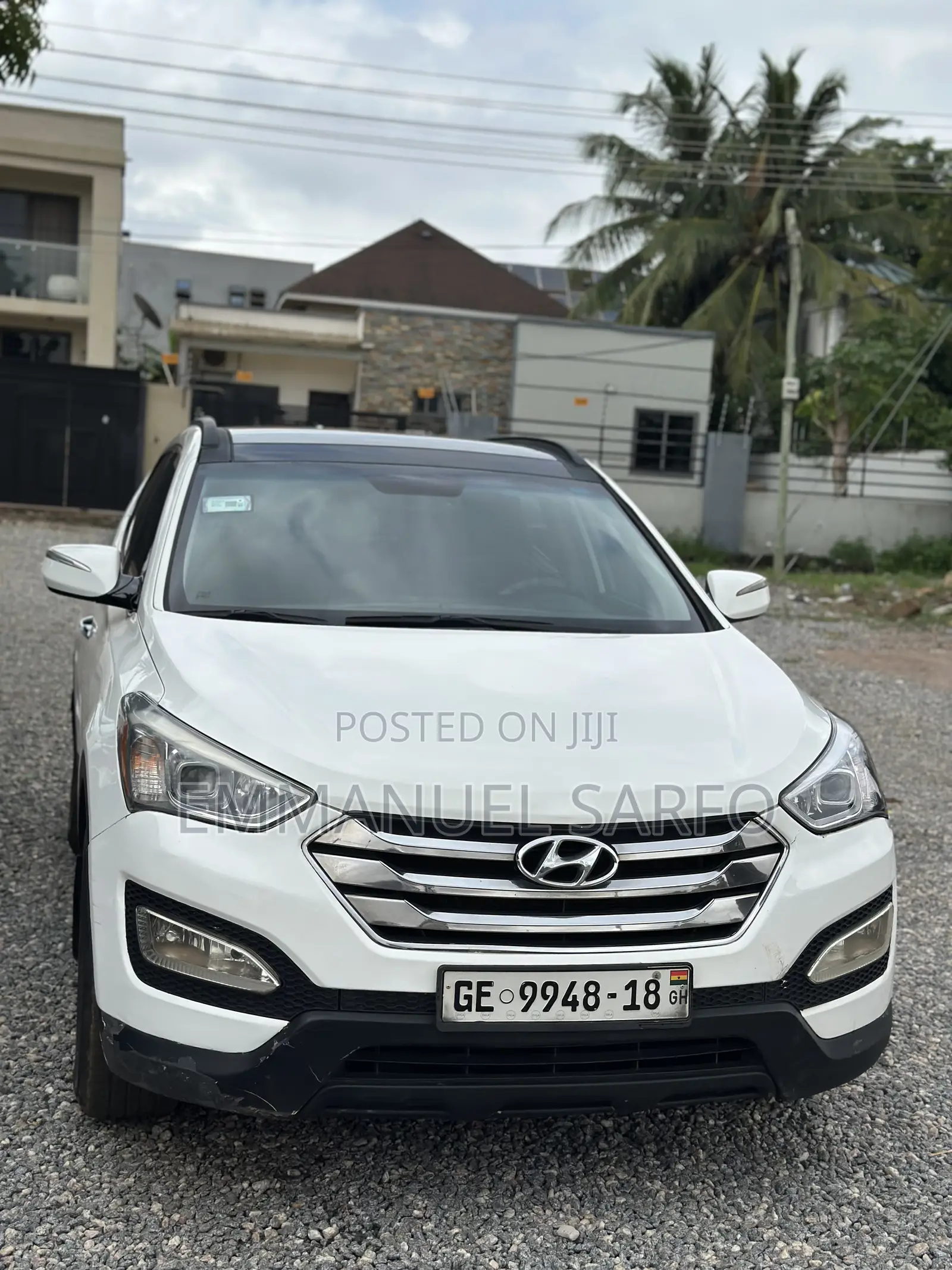 Hyundai Santa Fe Limited 4dr SUV (3.3L 6cyl 6A) 2015 White