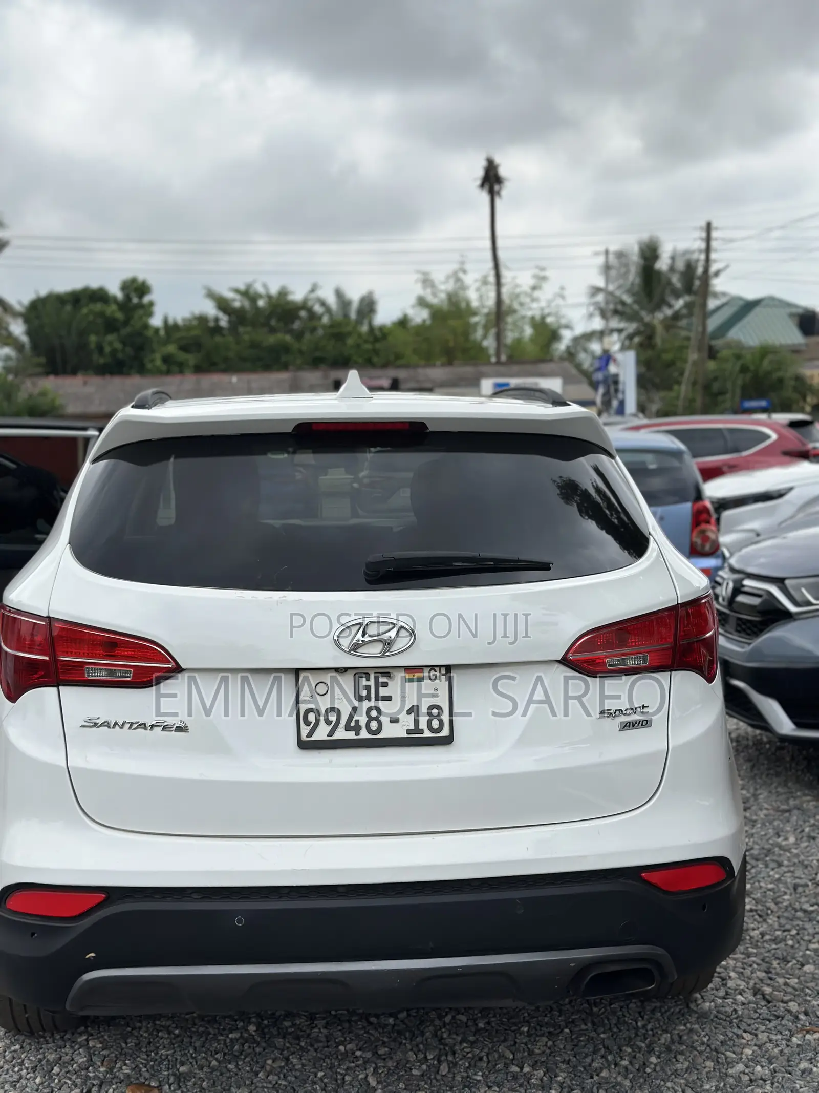Hyundai Santa Fe Limited 4dr SUV (3.3L 6cyl 6A) 2015 White