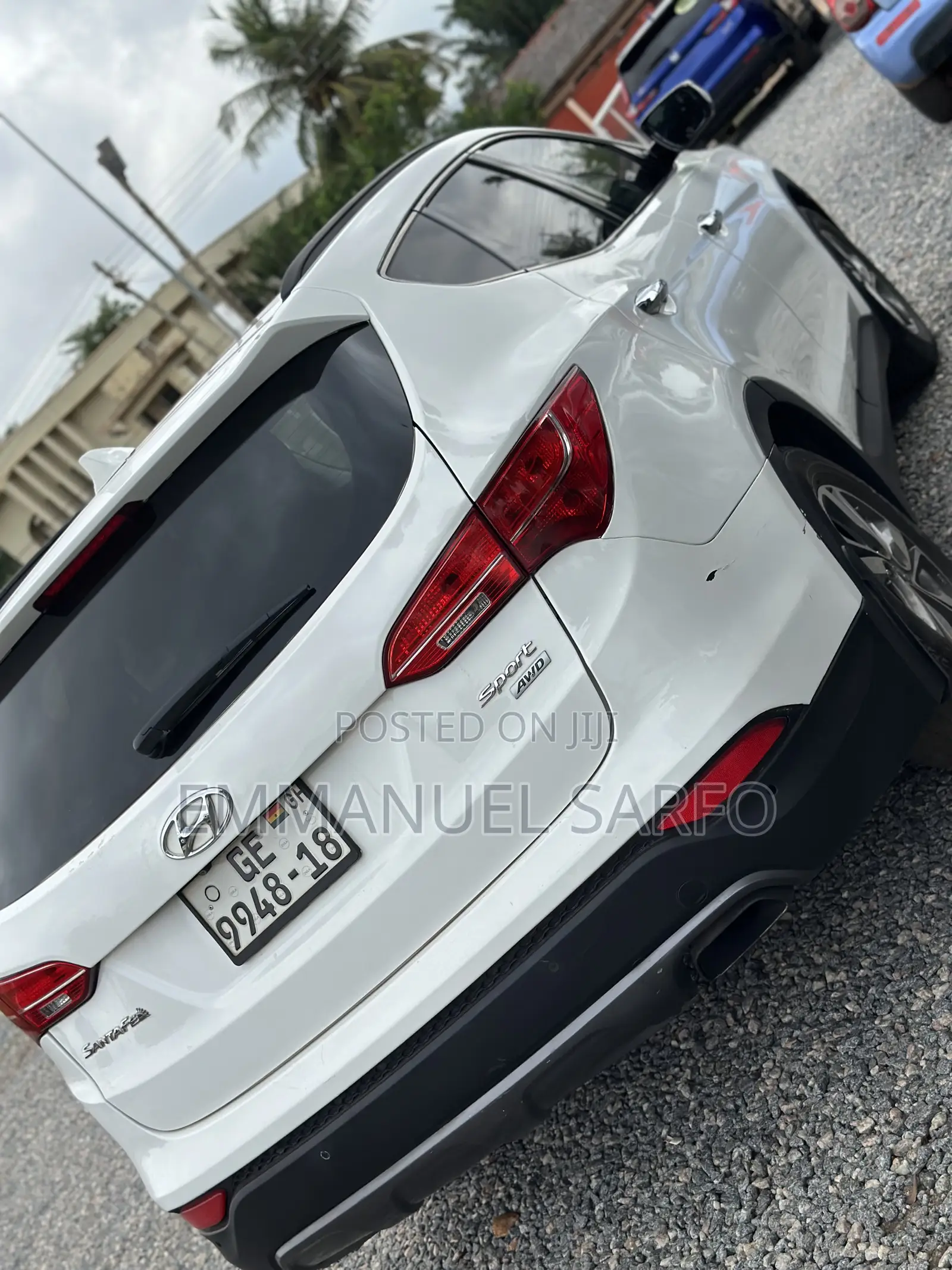 Hyundai Santa Fe Limited 4dr SUV (3.3L 6cyl 6A) 2015 White