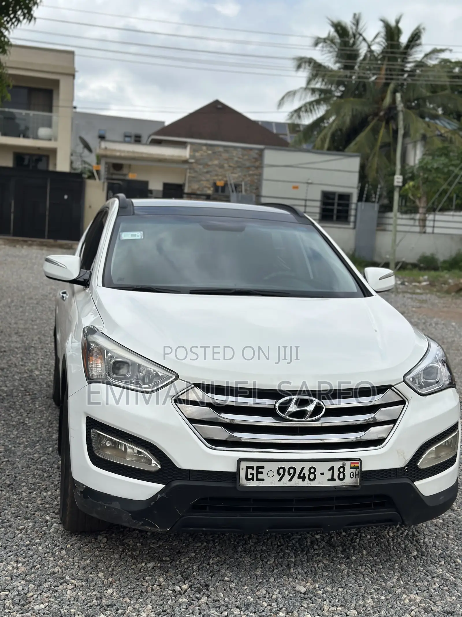 Hyundai Santa Fe Limited 4dr SUV (3.3L 6cyl 6A) 2015 White