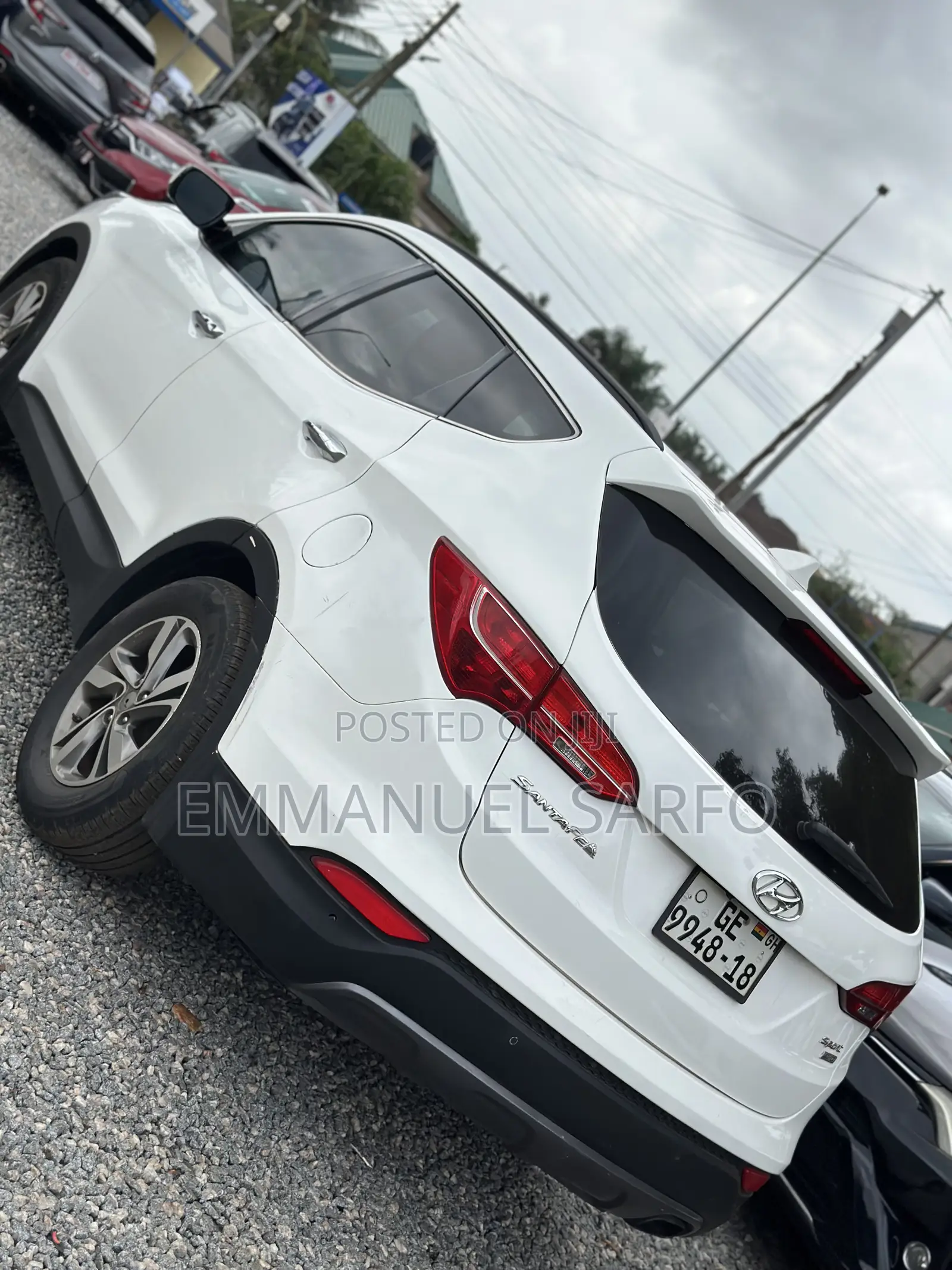 Hyundai Santa Fe Limited 4dr SUV (3.3L 6cyl 6A) 2015 White