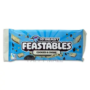 Feastables Mrbeast Cookies Creme Chocolate Bar