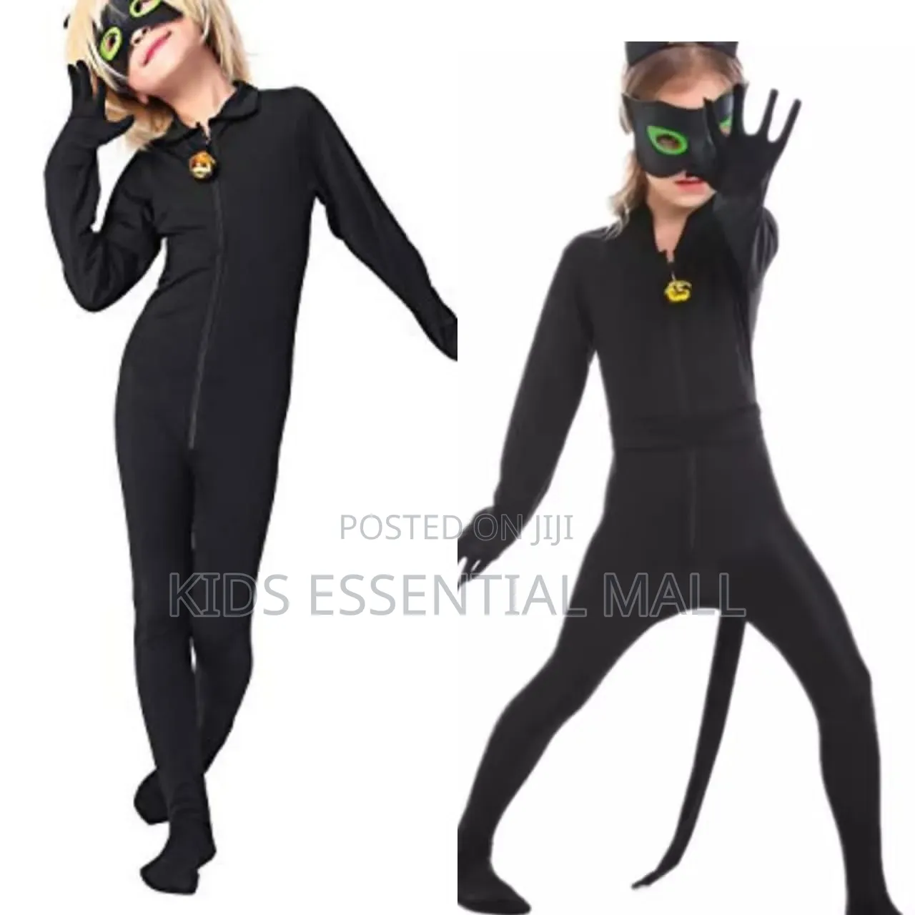 Cat Noir Of Miraculous Ladybug Cartoon Costume For Children
