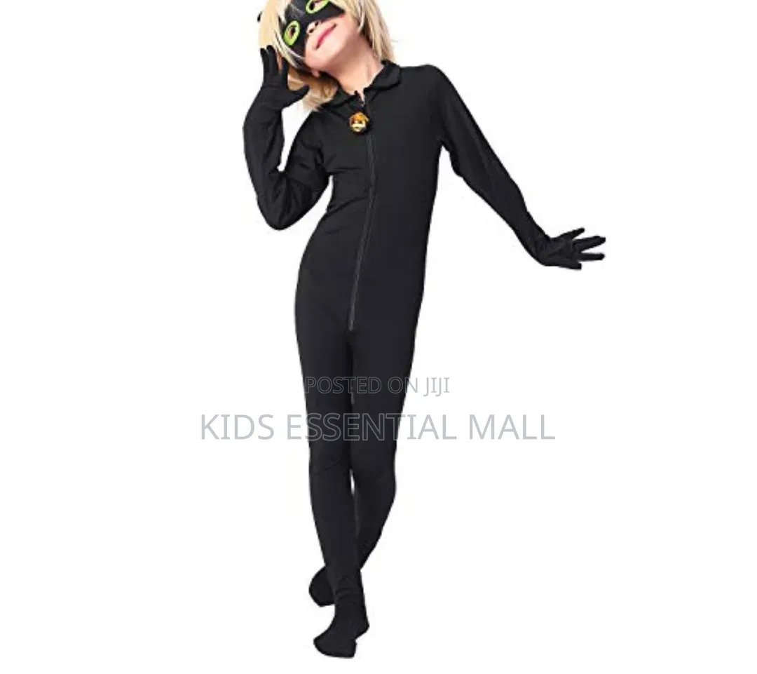 Cat Noir Of Miraculous Ladybug Cartoon Costume For Children