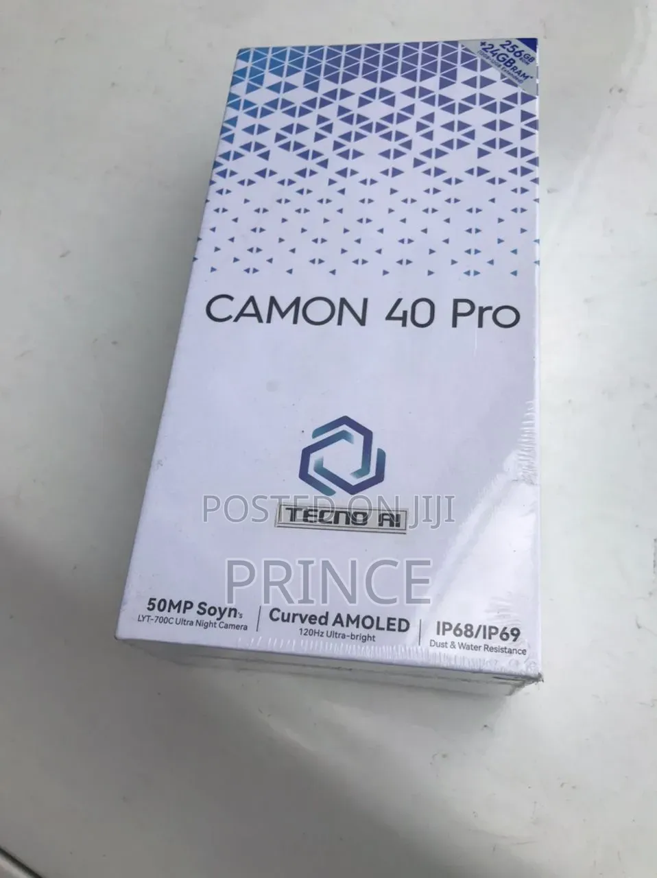 New Tecno Camon 40 Pro 5G 256 GB Black