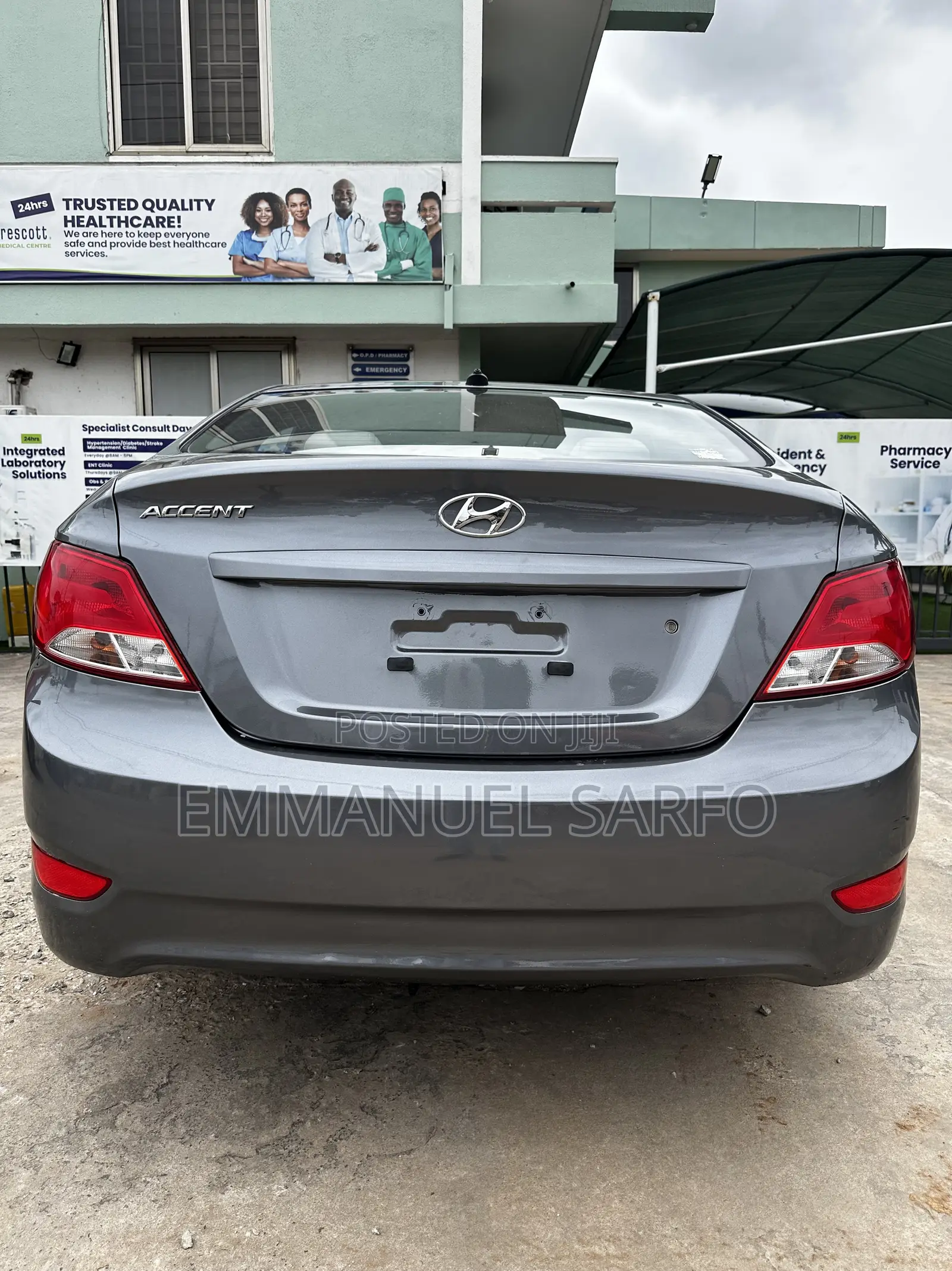 Hyundai Accent GLS 4dr Sedan (1.6L 4cyl 6A) 2015 Gray