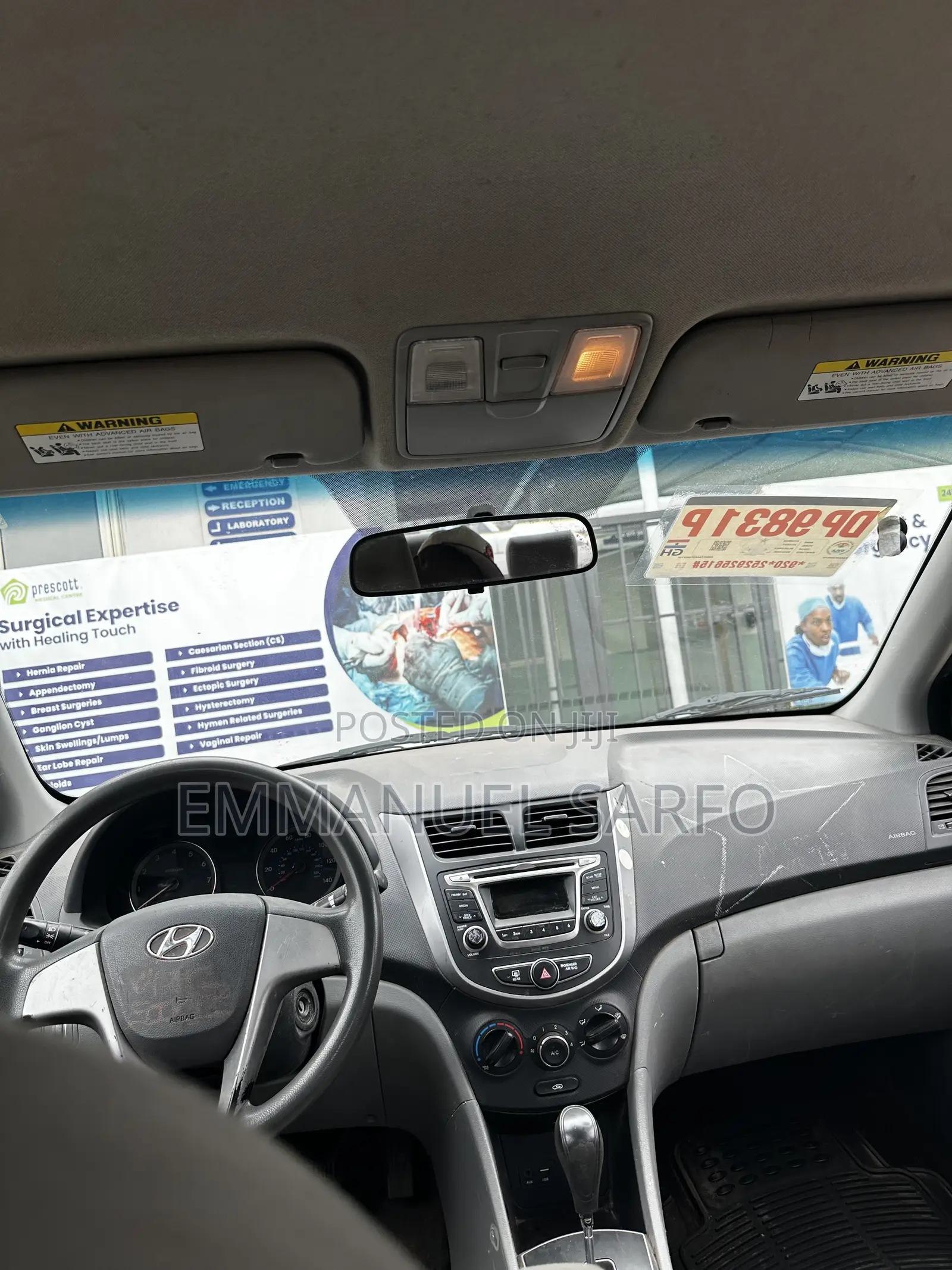 Hyundai Accent GLS 4dr Sedan (1.6L 4cyl 6A) 2015 Gray