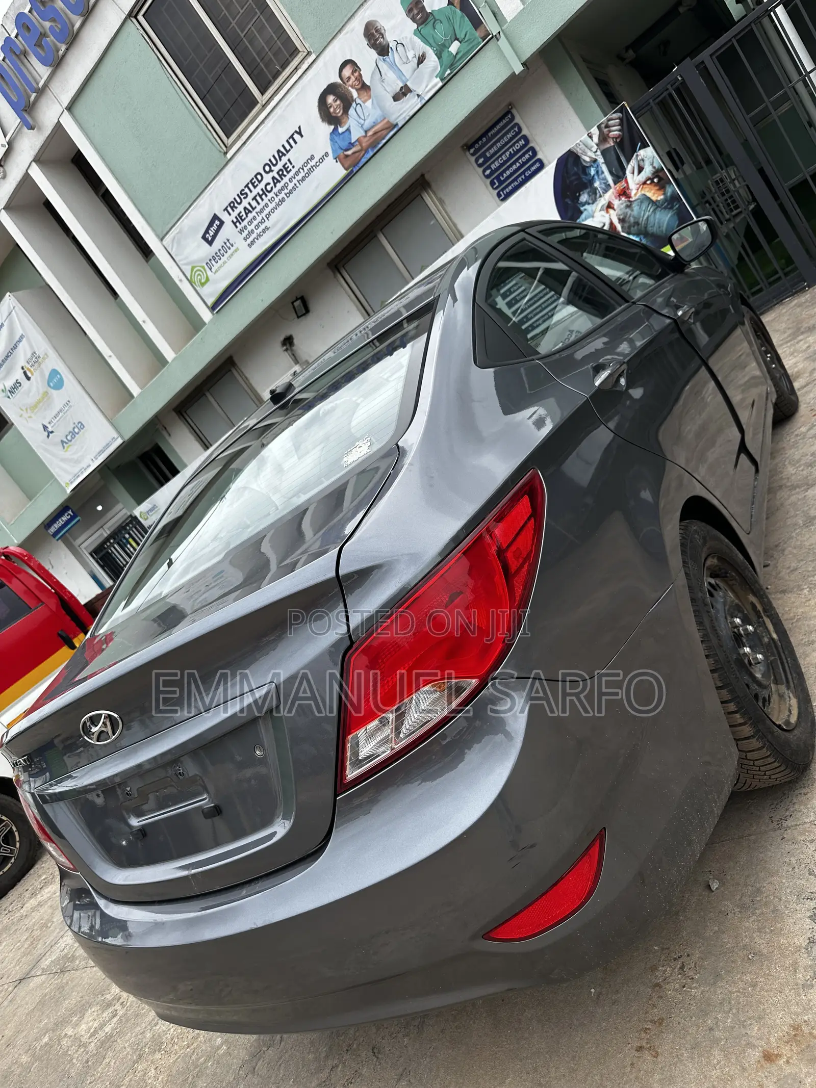 Hyundai Accent GLS 4dr Sedan (1.6L 4cyl 6A) 2015 Gray