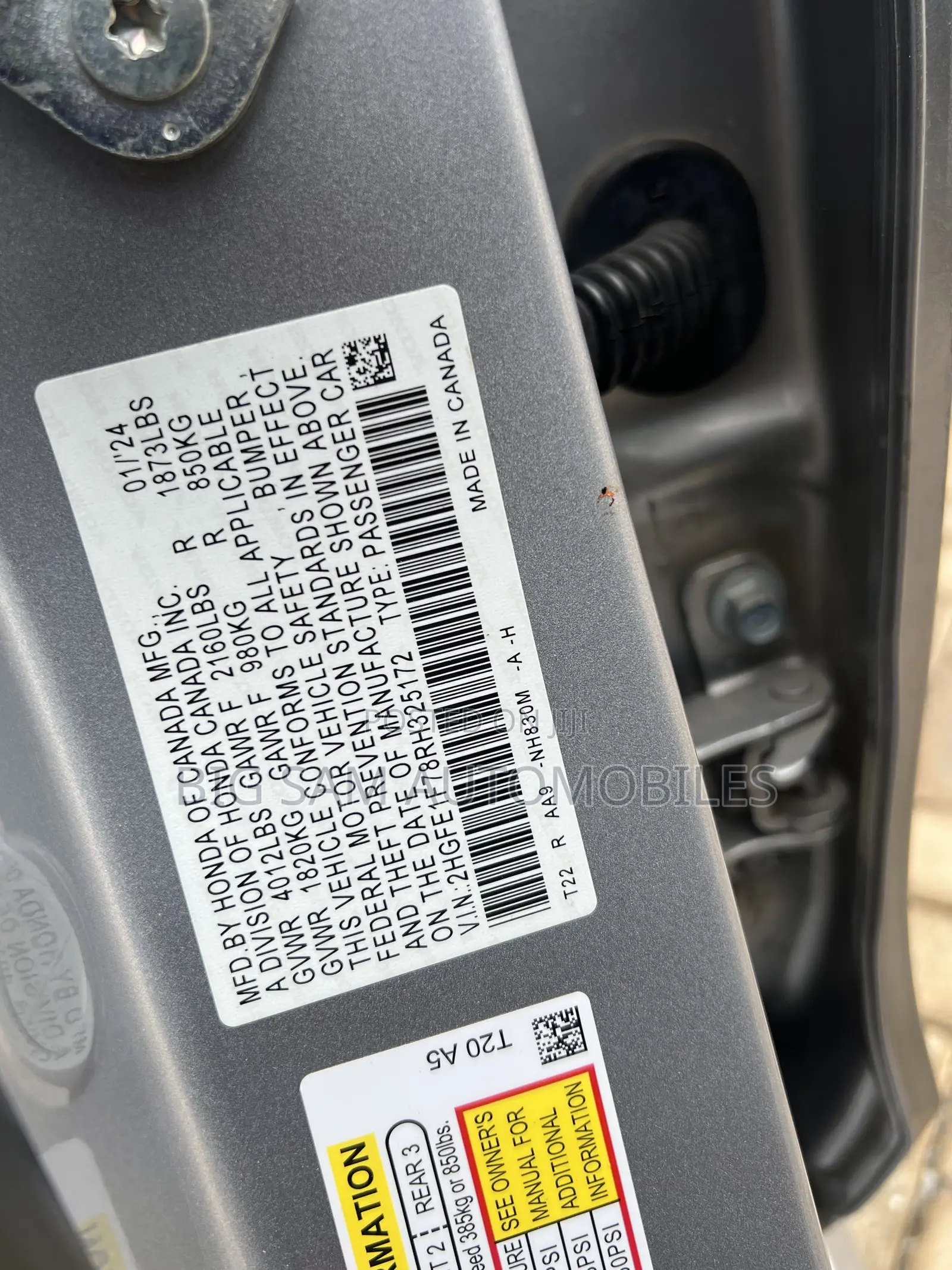 Honda Civic Sport CVT 2024 Silver