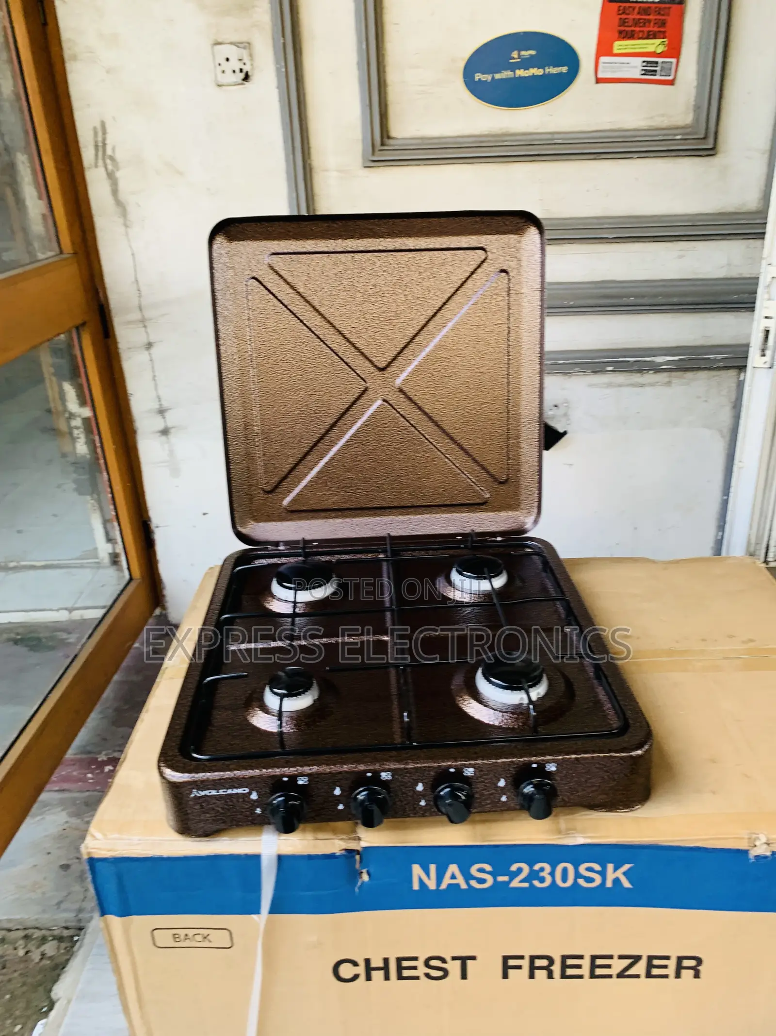 Table Top Top Gas Cooker Volcano 4b