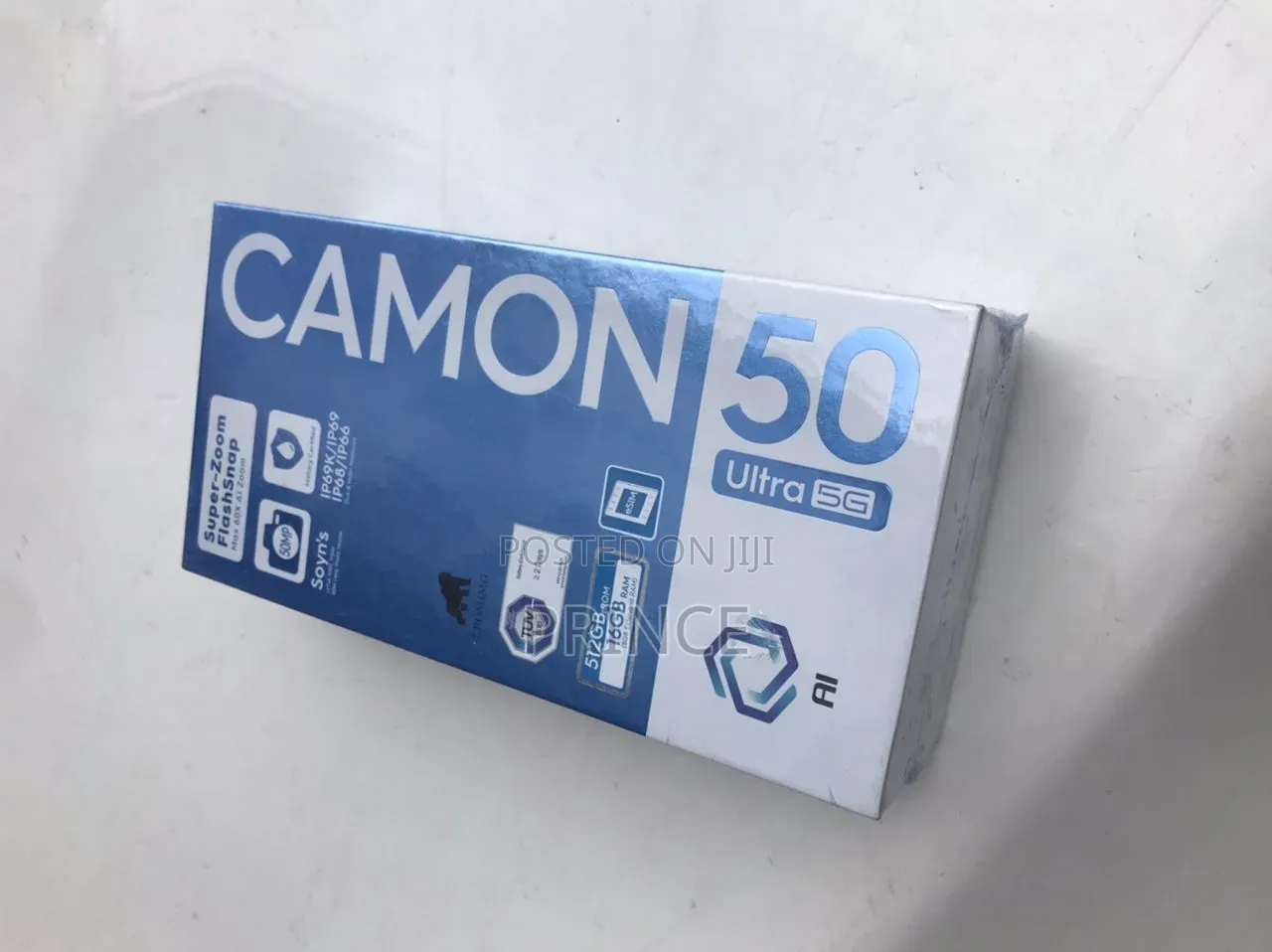 New Tecno Camon 50 Ultra 512 GB Black