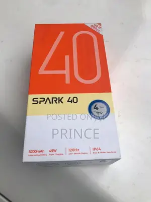 New Tecno Spark 40 128 GB Black