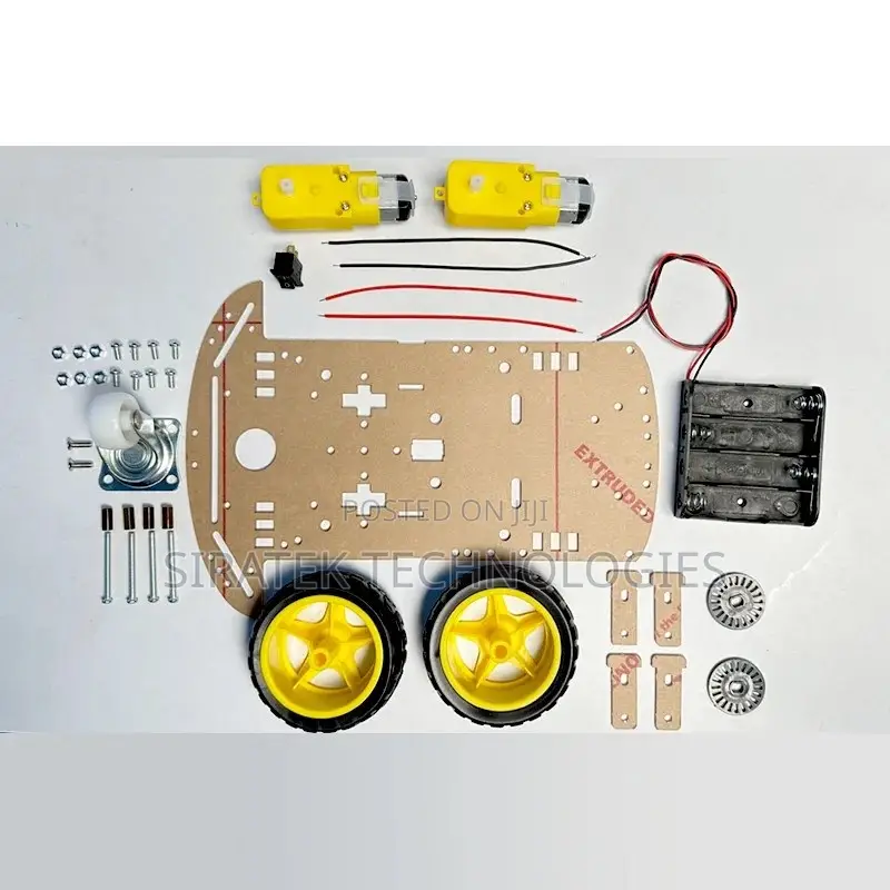 2 Wheel Robotic Acrylic Drive