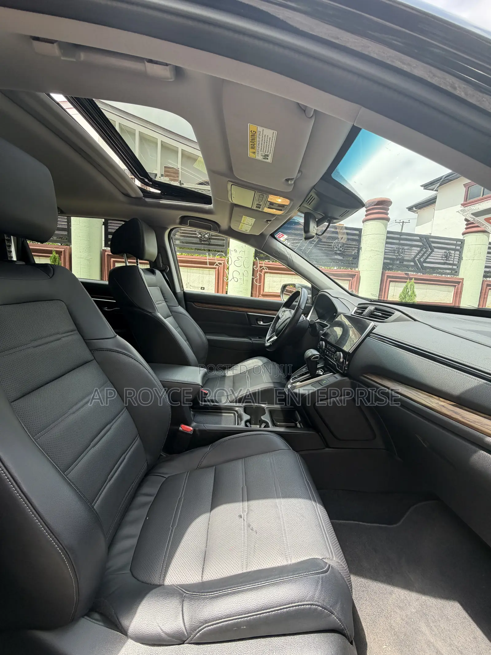 Honda CR-V Touring 4dr SUV AWD (1.5L 4cyl CVT) 2017 Black