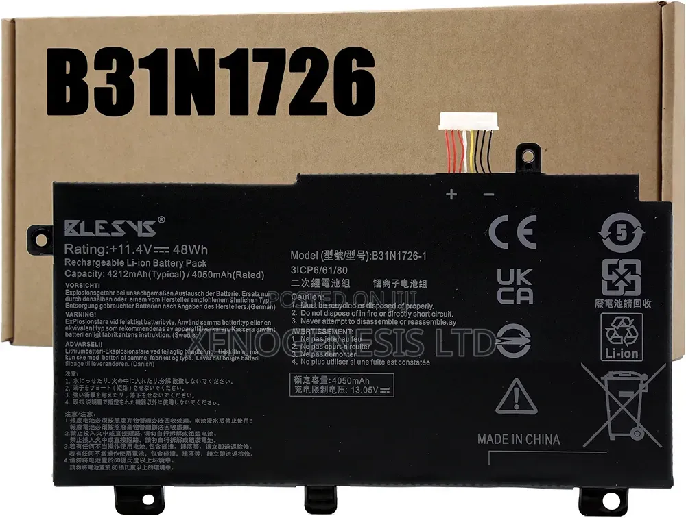 B31n1726 For Asus Tuf Gaming Fx504g