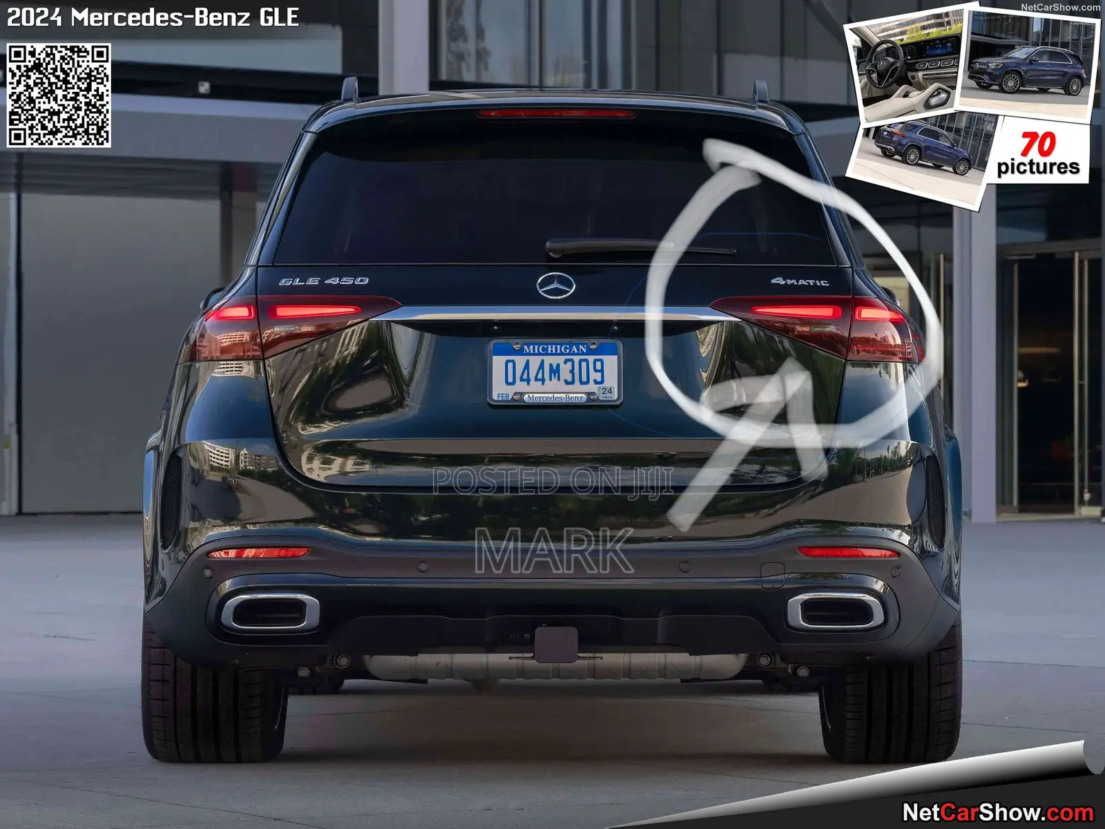 Mercedes Benz Gle Inner Taillight 2024(Left)