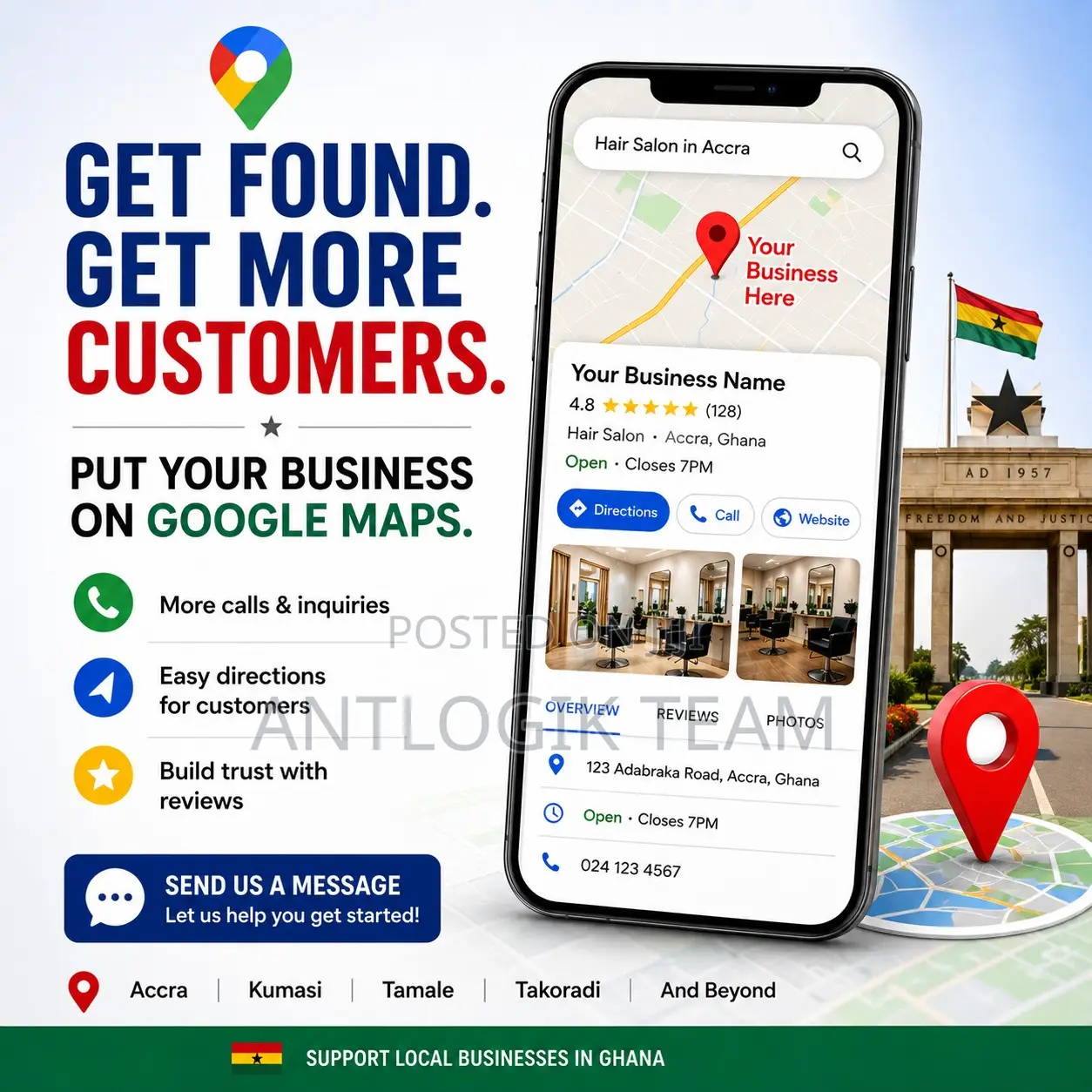 How to Put Your Business on Google Maps in Ghana