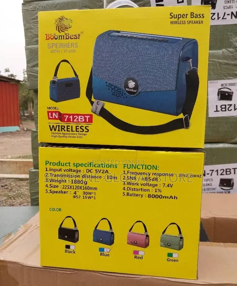 Boombest Ln-712bt Super Bass Wireless Speaker