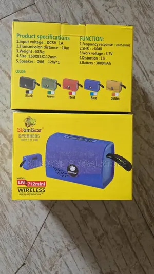 Boombest Ln-712bt Super Bass Wireless Speaker