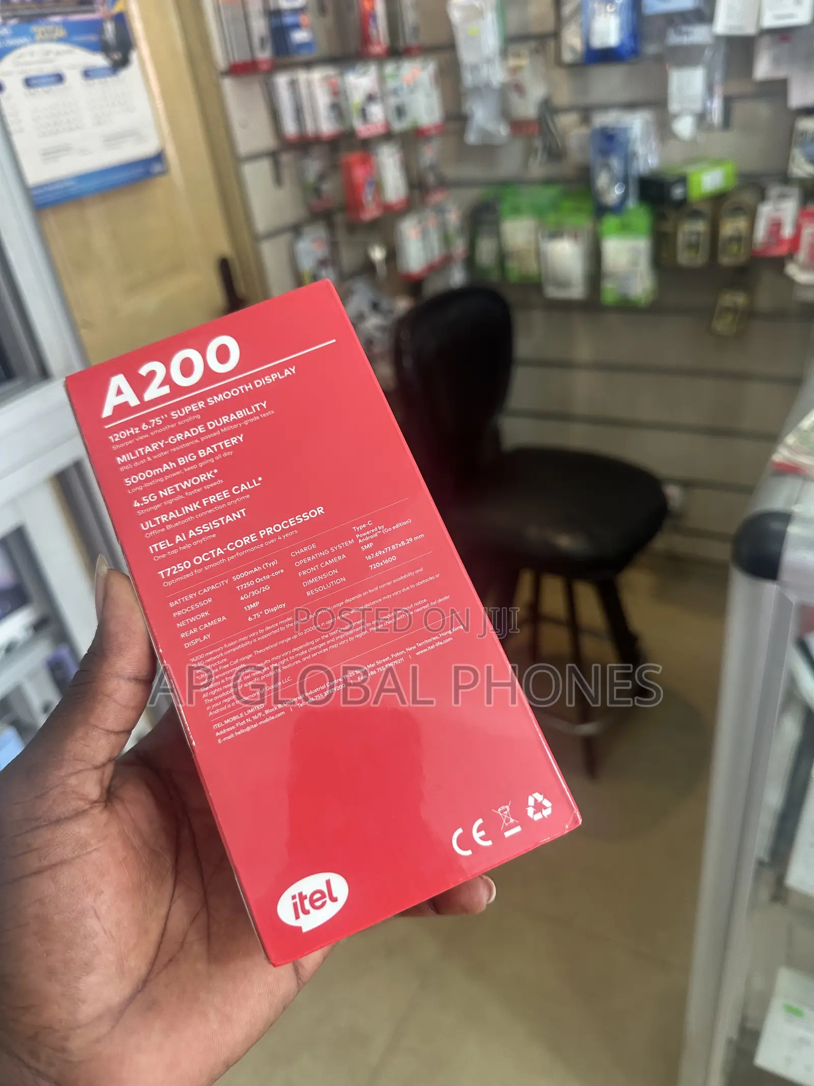 New Itel A200+ 128 GB Gold