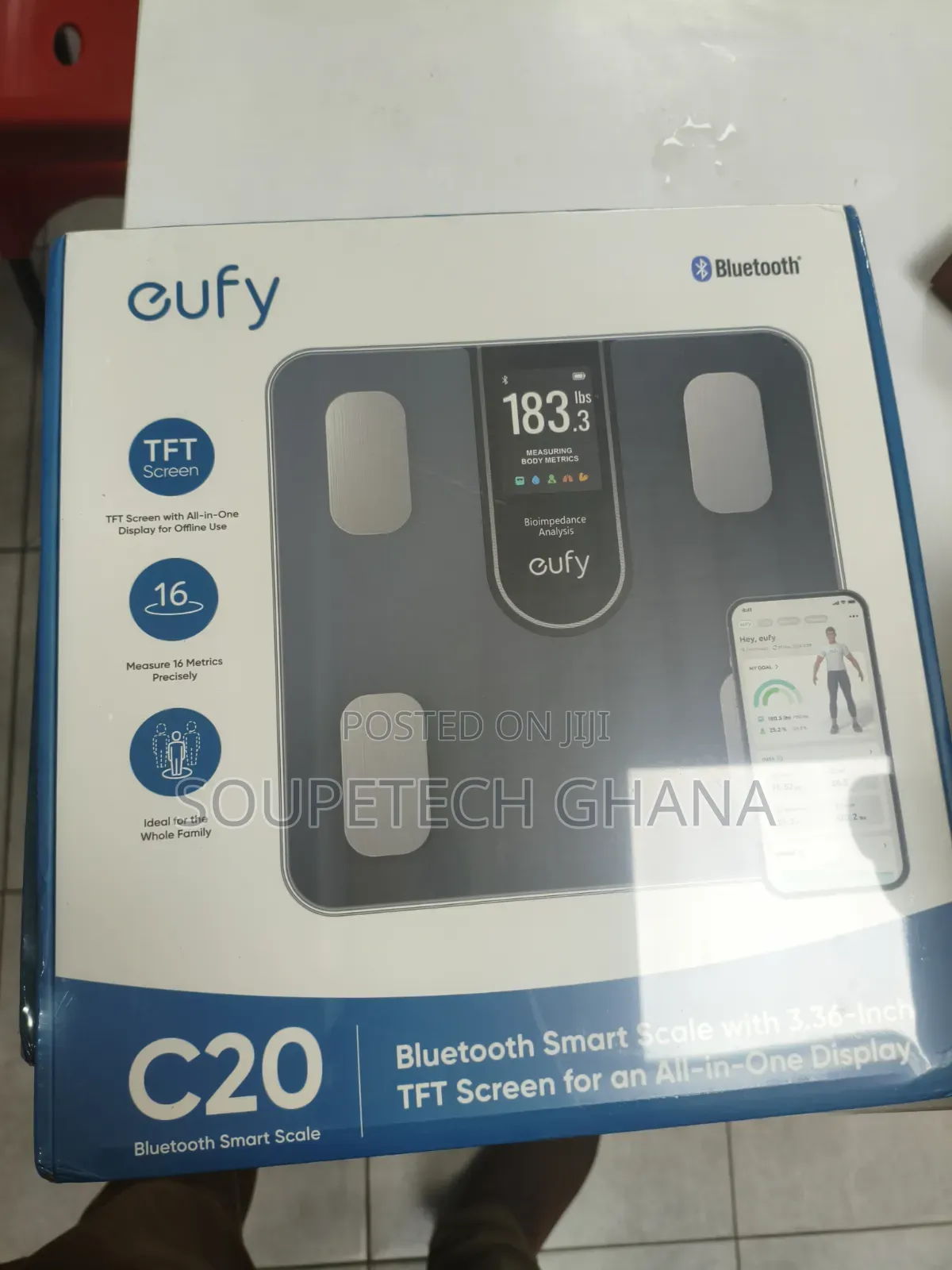 Eufy Smart Scale C20 – Digital Body Weight Health Analyzer