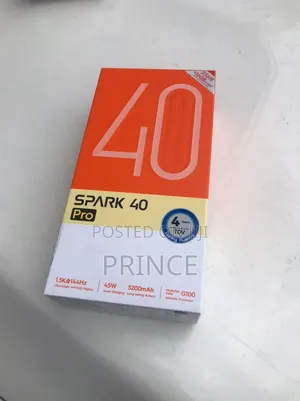 New Tecno Spark 40 Pro 256 GB Blue