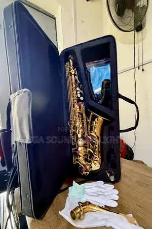Yamaha Yas Series Gold Alto Saxophone With Gig Bag
