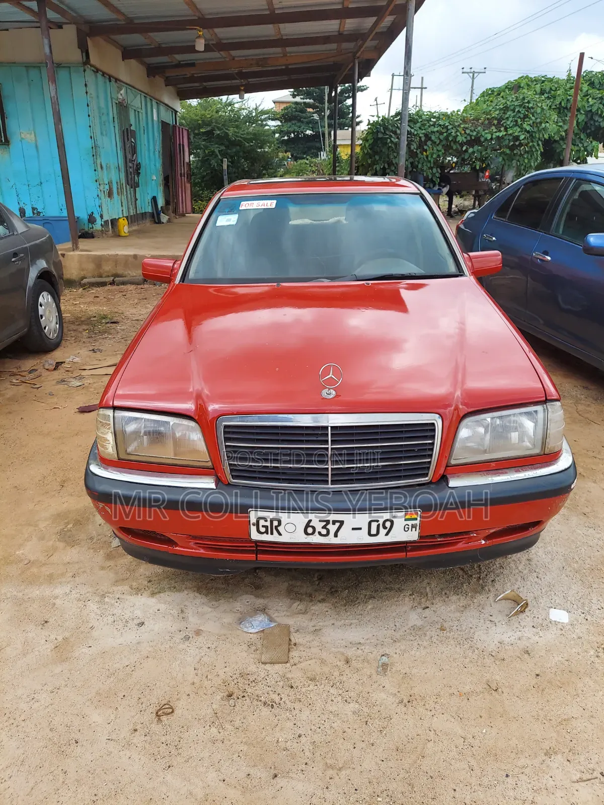 Mercedes-Benz C220 2004 Red