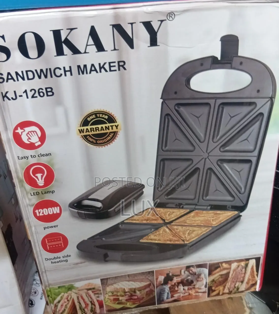 Electric Sandwich Maker – Quick Easy Breakfast Grill