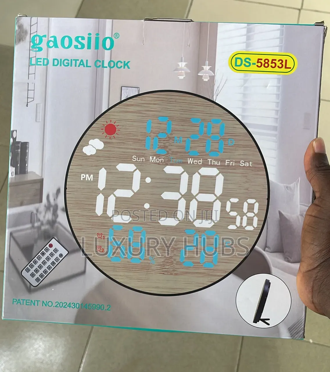 10"×10" Led Display Wall Clock