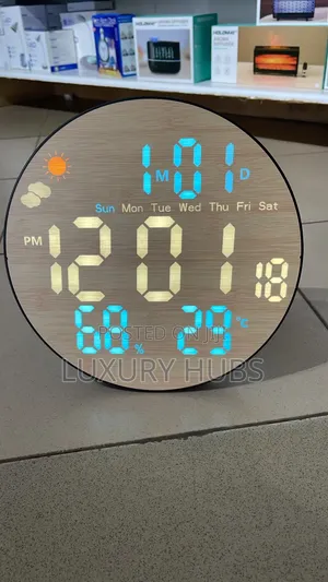 10"×10" Led Display Wall Clock
